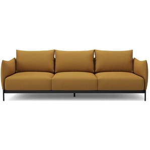 3-Sitzer INNOVATION LIVING ™ Kayto Sofa, TV-Couch, Dreisitzer Sofas Gr. B/H/T: 250 cm x 68 cm x 100 cm, Polyester, orange (aprikose) 3-Sitzer Sofas Bezüge wechselbar, Teile einzeln erhältlich, robuste Unterkonstruktion