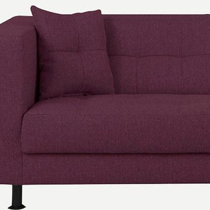 3-Sitzer INOSIGN Bengo Sofas Gr. B/H/T: 202 cm x 68 cm x 88 cm, Struktur, lila (beere) 3-Sitzer Sofas