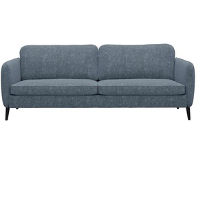 3-Sitzer INOSIGN Ikano Sofas Gr. B/H/T: 215 cm x 80 cm x 86 cm, Flachgewebe, blau 3-Sitzer Sofas