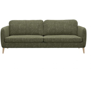3-Sitzer INOSIGN Ikano Sofas Gr. B/H/T: 215 cm x 80 cm x 86 cm, Flachgewebe, grün 3-Sitzer Sofas