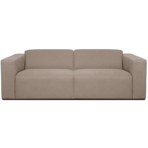 3-Sitzer INOSIGN Kelani Sofas Gr. B/H/T: 222 cm x 73 cm x 93 cm, Webstoff fein, beige (cream) 3-Sitzer Sofas