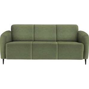 3-Sitzer INOSIGN Marone Sofas Gr. B/H/T: 185 cm x 76 cm x 90 cm, Luxus-Microfaser weich, grün 3-Sitzer-Sofa 3-Sitzer Sofas