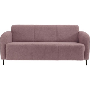 3-Sitzer INOSIGN Marone Sofas Gr. B/H/T: 185 cm x 76 cm x 90 cm, Luxus-Microfaser weich, rosa 3-Sitzer-Sofa 3-Sitzer Sofas