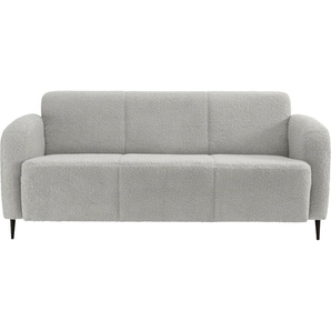 3-Sitzer INOSIGN Marone Sofas Gr. B/H/T: 185 cm x 76 cm x 90 cm, Luxus-Microfaser weich, silberfarben (silber) 3-Sitzer-Sofa 3-Sitzer Sofas