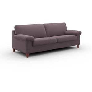3-Sitzer MACHALKE diego Sofas Gr. B/H/T: 225 cm x 84 cm x 98 cm, Jacquardstoff BRUCE, lila (violett bruce) 3-Sitzer Sofas