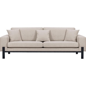 3-Sitzer OTTO PRODUCTS Ennis Sofas Gr. B/H/T: 237 cm x 86 cm x 88 cm, Struktur fein recycelt, beige 3-Sitzer Sofas Verschiedene Bezugsqualitäten: Baumwolle, recyceltes Polyester