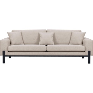 3-Sitzer OTTO PRODUCTS Ennis Sofas Gr. B/H/T: 237 cm x 86 cm x 88 cm, Struktur fein recycelt, beige 3-Sitzer Sofas Verschiedene Bezugsqualitäten: Baumwolle, recyceltes Polyester