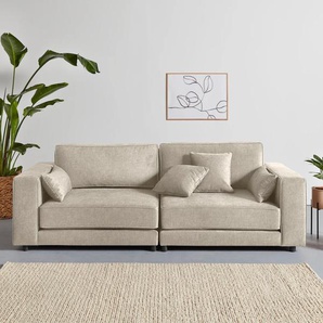 3-Sitzer OTTO PRODUCTS Grenette Sofas Gr. B/H/T: 244 cm x 77 cm x 100 cm, Struktur (recyceltes Polyester), beige 3-Sitzer Sofas