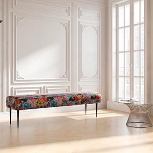 3-Sitzer PLACES OF STYLE Sofas Gr. B/H/T: 159 cm x 52 cm x 54 cm, Jacquard, rosa (rose, rot) 3-Sitzer Sofas mit Knopfheftung,in verschieden Stoffarten