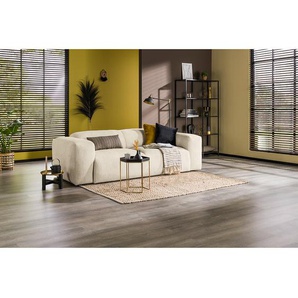 3-Sitzer Sofa Beige Cordstoff Licia 248 x 75 x 104cm Modern