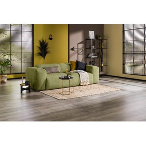 3-Sitzer Sofa Grün Cordstoff Licia 248 x 75 x 104cm Modern