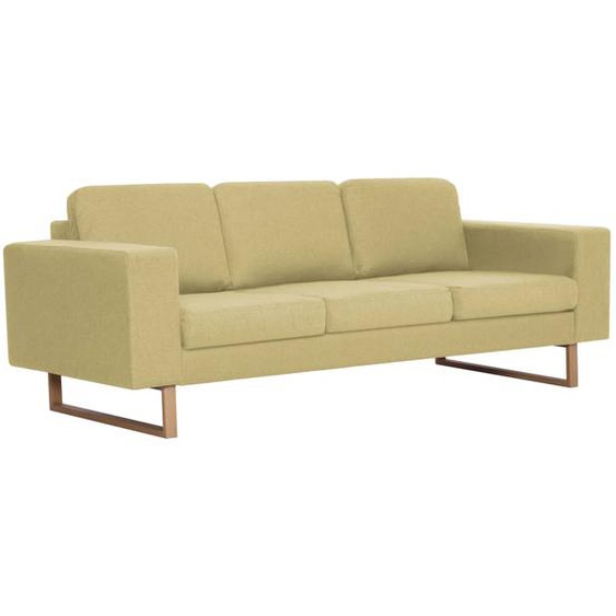 3-Sitzer-Sofa Stoff Grün
