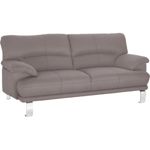 3-Sitzer TRENDMANUFAKTUR Sofas Gr. B/H/T: 200 cm x 87 cm x 89 cm, Struktur, ohne Funktion, grau (taupe) 3-Sitzer Sofas