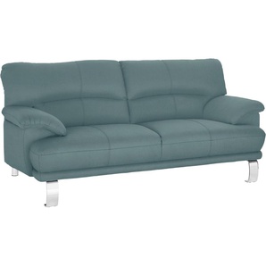 3-Sitzer TRENDMANUFAKTUR Sofas Gr. B/H/T: 200 cm x 87 cm x 89 cm, Struktur, ohne Funktion, grün (mint) 3-Sitzer Sofas