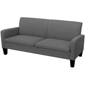 3-Sitzersofa 180 x 65 x 76 cm Dunkelgrau