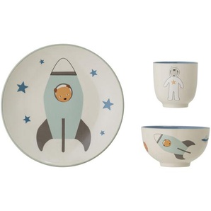 3-teiliges Geschirrset, Space, Steingut, von Bloomingville