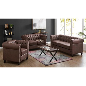 3-tlg. Couchgarnitur Lani