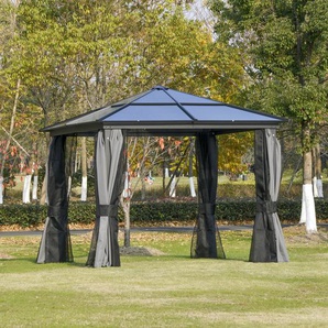 300 cm x 300 cm Aarin Pop-up-Pavillon aus Metall