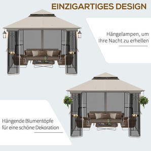 300 cm x 300 cm Partyzelt Kodiak aus Metall