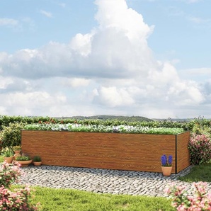 351 x 99 x 77 cm Hochbeet, Holzoptik - (GFPV00390)
