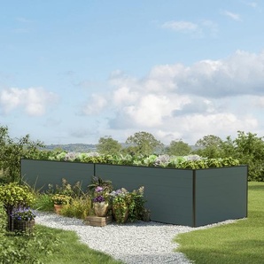 387 x 150 x 77 cm Hochbeet, Anthrazit - (GFPV00413)