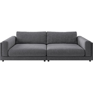 3C Candy Big-Sofa Karalis mit extra großer Sitztiefe, elegantes Mega Sofa zum Relaxen, auch in Cord- oder Leder-Bezug, lose Kissen, loungige Bequemlichkeit