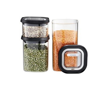 Gefu 3er-Vorratsdosenset  PANTRY ¦ transparent/klar ¦ Kunststoff