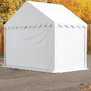 3x2 m Lagerzelt, PVC-Plane, weiß - (8640)