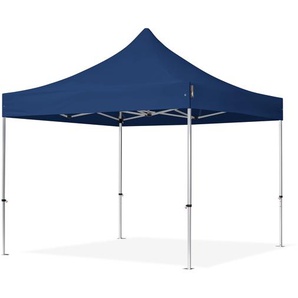 3x3m Aluminium Faltpavillon, ohne Seitenteile, dunkelblau - (600152)