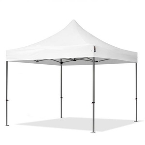 3x3m Stahl Faltpavillon, ohne Seitenteile, weiß - (600110)