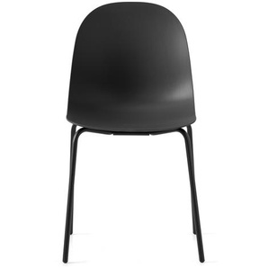 4-Fußstuhl CONNUBIA Academy CB/1663 Stühle Gr. B/H/T: 49 cm x 83 cm x 51 cm, 2 St., Metall, schwarz (schwarz, schwarz) 4-Fuß-Stühle