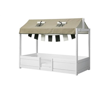 Lifetime 4 in 1 Bett mit Dachkonstruktion   ¦ weiß ¦ Maße (cm): B: 207 H: 161 T: 124.0