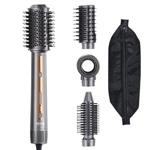4-in-1-Multi-Haarstyler, 110.000 U/min Hochgeschwindigkeits-Ionen-Airstyler mit 3 Bürsten und 1 Düse, 4 Temperatur- und 3 Geschwindigkeitsstufen, Föhnbürste für Locken, Styling und Volumen SJXDGNZXQPCF94F8MV2