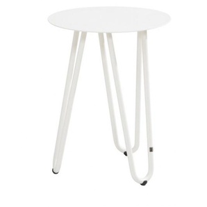 4 Seasons Beistelltisch Cool 42 cm , Höhe 55 cm in Farbe weiss - Aluminium