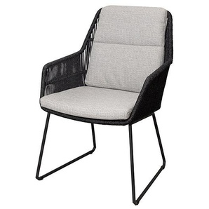 4 Seasons Dining Chair Valencia , Aluminium in Farbe anthrazit / Rope. Auflagen 100% Polypropylen