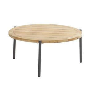 4 Seasons Kaffeetisch Yoga 75 cm- Aluminium anthrazit/Teak