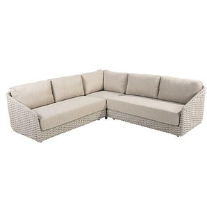 4 Seasons Lounge Casanova- Alu mit Rope - Auflagen beige 100%Polypropylen