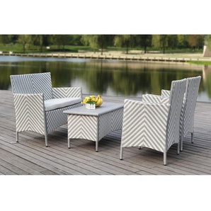 Sarenac 4-Seater Rattan Sofa Set