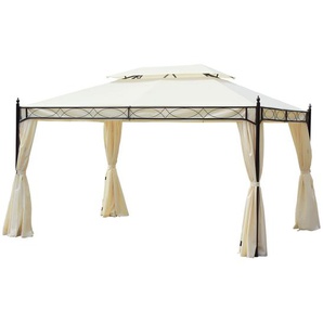 400 cm x 300 cm Terrasse Pearl aus Stahl