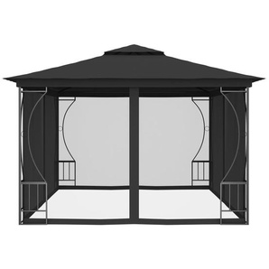 400 cm x 300 cm Terrassenpavillon Armelle aus Stahl