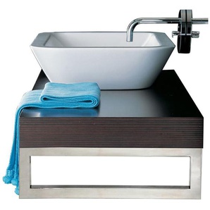 45CM Edelstahl Waschtischhalterung Waschbecken Waschtischkonsole Waschtischplatt