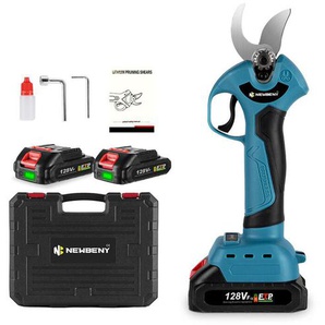 Onevan - 45MM Bürstenloser Elektrische Gartenschere 4 Gänge Wiederaufladbarer akku Gartenschere - Mit 2 Batterie und Ladegerät