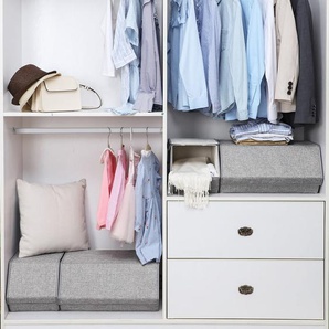 4er-Set Aufbewahrungsbox Grau