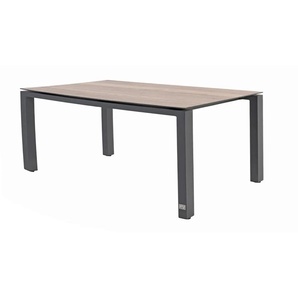 4Seasons Goa Tisch+Teakholzplatte 160x95cm |  Anthrazit