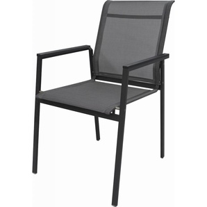 4Seasons Outdoor Passion Stapelstuhl Textilen Anthrazit Aluminium 19687