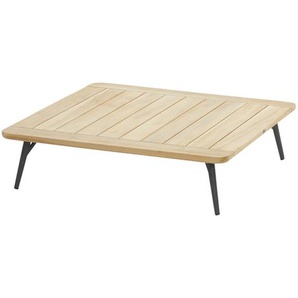 4Seasons Positano Kaffeetisch Teak Anthrazit 95x95x14 cm