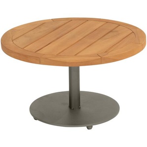 4Seasons Volta natural Teak Kaffeetisch Säulenfuß