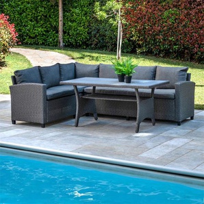 5-Sitzer Lounge-Set Cloudie mit Polster