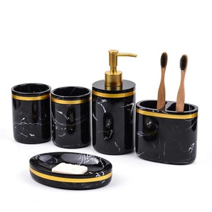 5-tlg. Badezimmer-Zubehör-Set Morella
