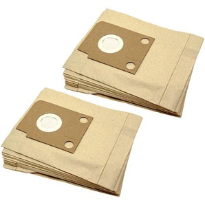 50x Staubsaugerbeutel kompatibel mit Hoover s 3859 Sensotronic, S3860 / s 3860 Staubsauger - Papier, 26cm x 21cm Sandfarben - Vhbw